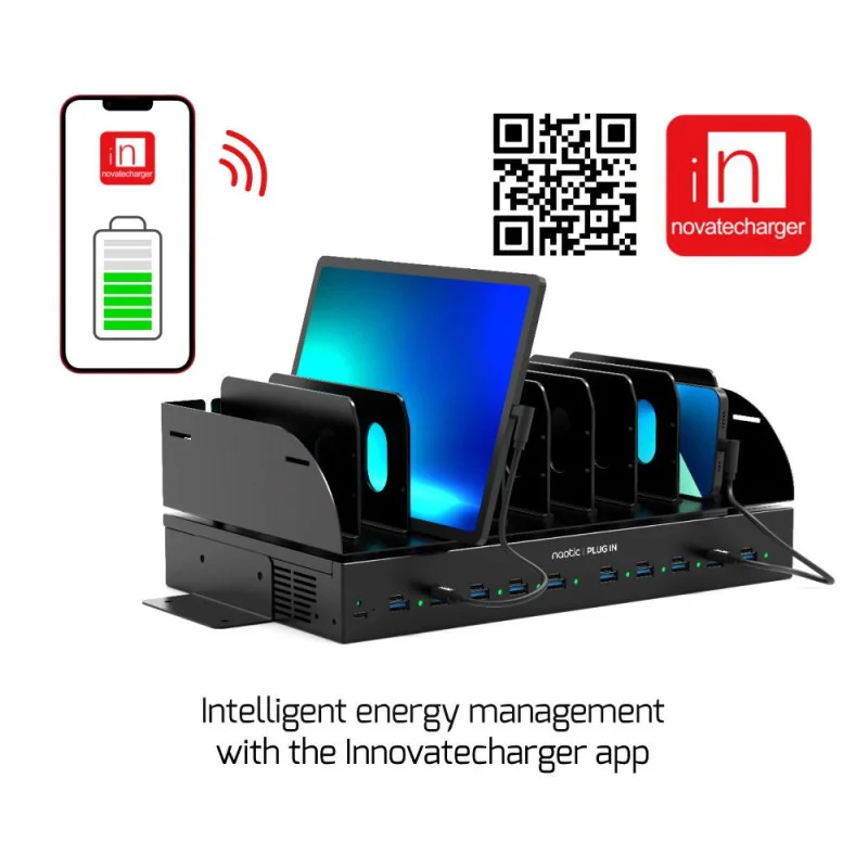 Carro de Carregamento Port Designs 10 Slots USB-C PD 30W - Imagem 2