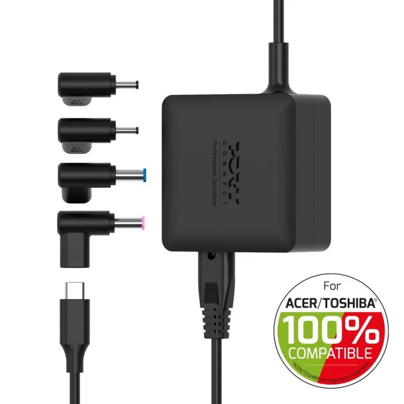 Carregador para Portátil Port Designs GaN 65W para Acer e Toshiba EU - Imagem 2