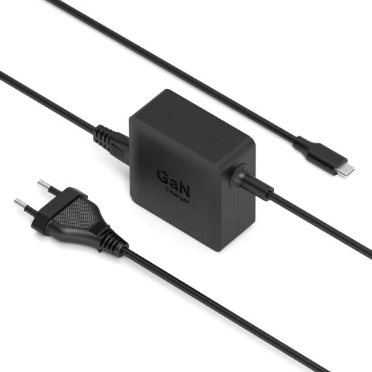 Carregador Port Designs GaN 65W USB-C com Cabo de Alimentação AC - Imagem 2