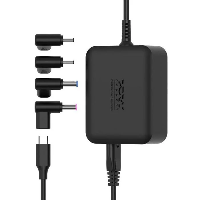 Fonte de Alimentação Port Designs GaN 100W Específica Acer Toshiba EU Plug Substituição Original - Imagem 1