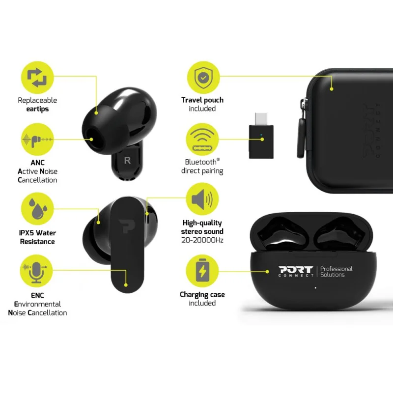 Auriculares Bluetooth Port Designs Walker Pro Estéreo - Imagem 4
