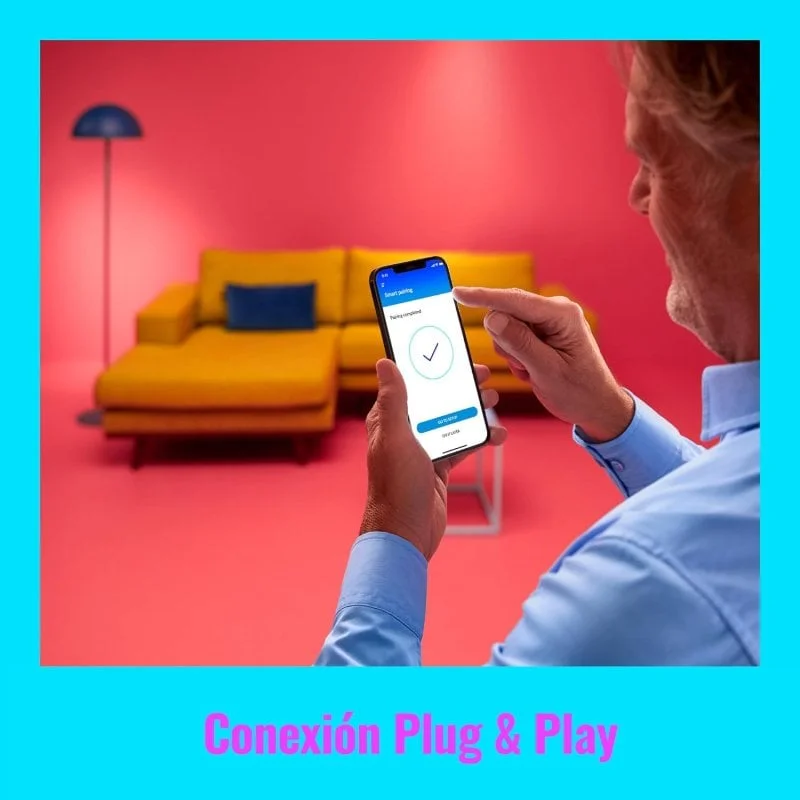 Lâmpada Inteligente WiZ C37 E14 40W RGB Wi-Fi Bluetooth Brancos Reguláveis - Imagem 6