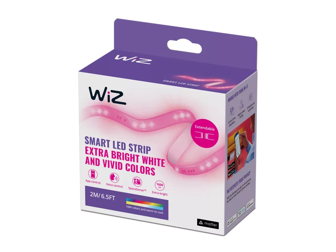 Fita LED Signify Wi-Fi BLE 2m 1600lm Starter Kit - Imagem 2