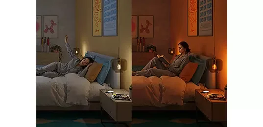 Lâmpada de Filamento LED Philips Smart Wi-Fi ST64 E27 60W Regulável 2700-6500K Transparente - Imagem 3