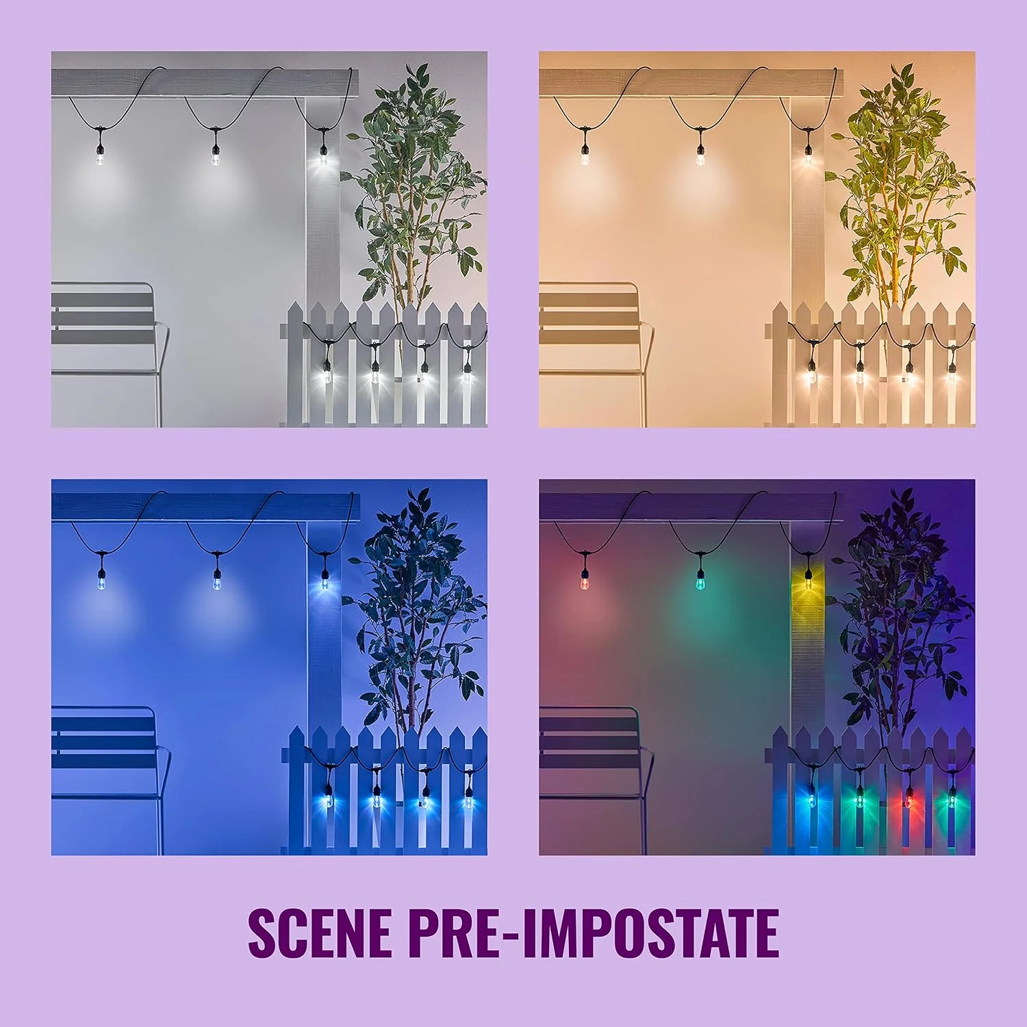Grinalda de Luzes de Exterior Inteligente WiZ Outdoor String Light Signify - Imagem 5