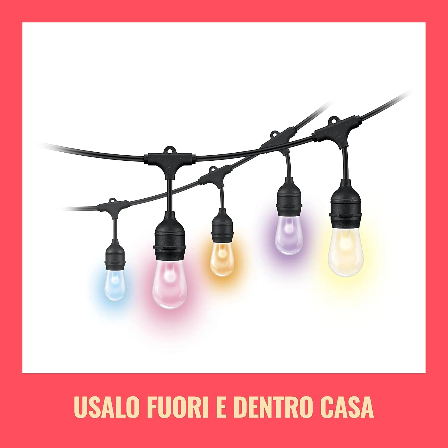 Grinalda de Luzes de Exterior Inteligente WiZ Outdoor String Light Signify - Imagem 4