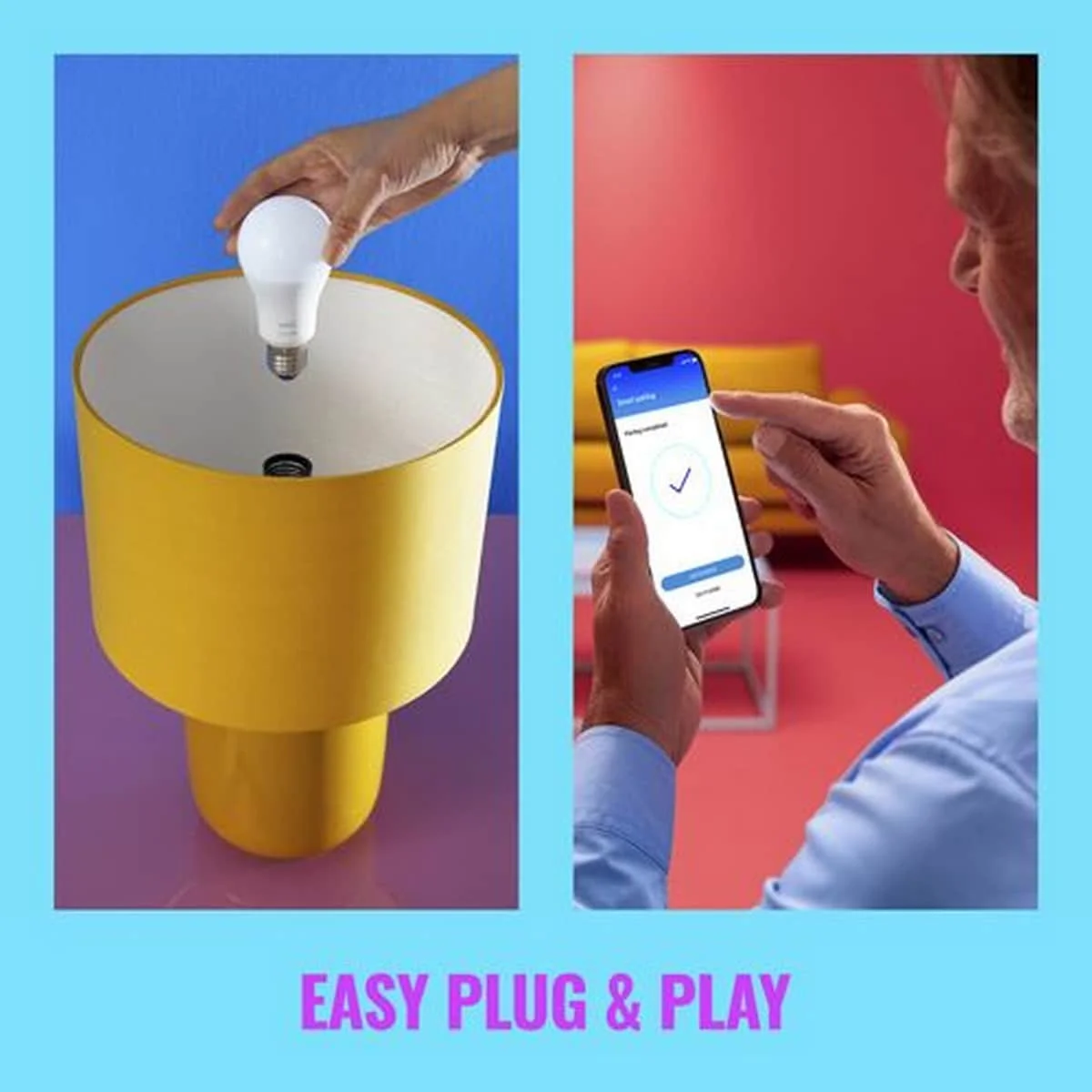 Lâmpada LED Filamento Signify G95 E27 Wi-Fi Bluetooth RGB Regulável Transparente - Imagem 3