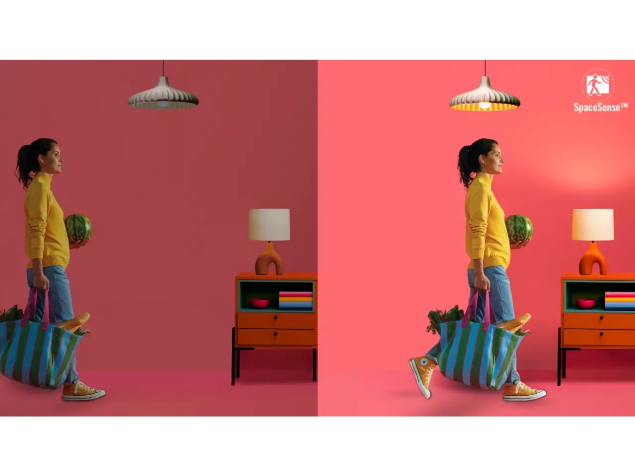 Lâmpada Inteligente Filamento Signify ST64 E27 Wi-Fi Bluetooth RGB Transparente - Imagem 4