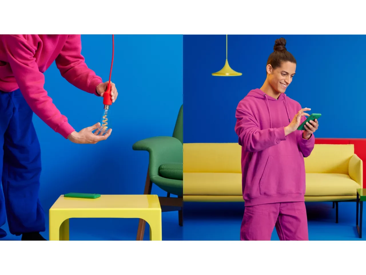 Lâmpada Inteligente Filamento Signify ST64 E27 Wi-Fi Bluetooth RGB Transparente - Imagem 3