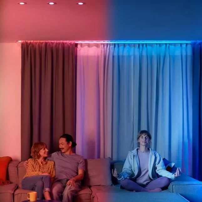 Lâmpada LED Signify A60 E27 60W RGB Wi-Fi BLE Inteligente - Imagem 4