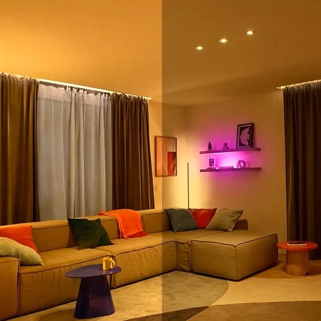 Lâmpada LED Signify A60 E27 60W RGB Wi-Fi BLE Inteligente - Imagem 3