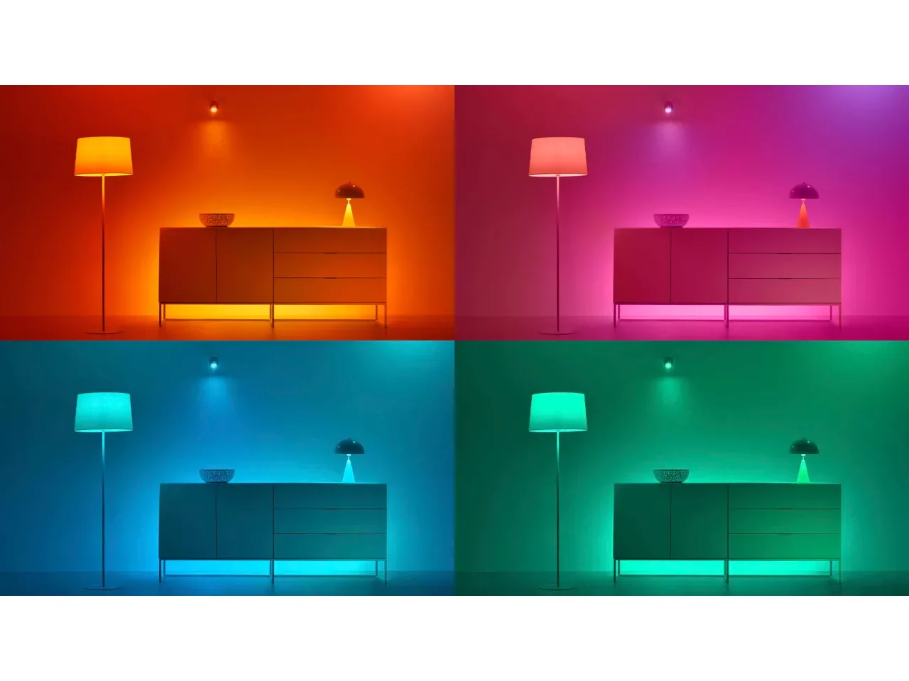 Lâmpada LED Signify GU10 50W Glass RGB Smart Wi-Fi Bluetooth - Imagem 6