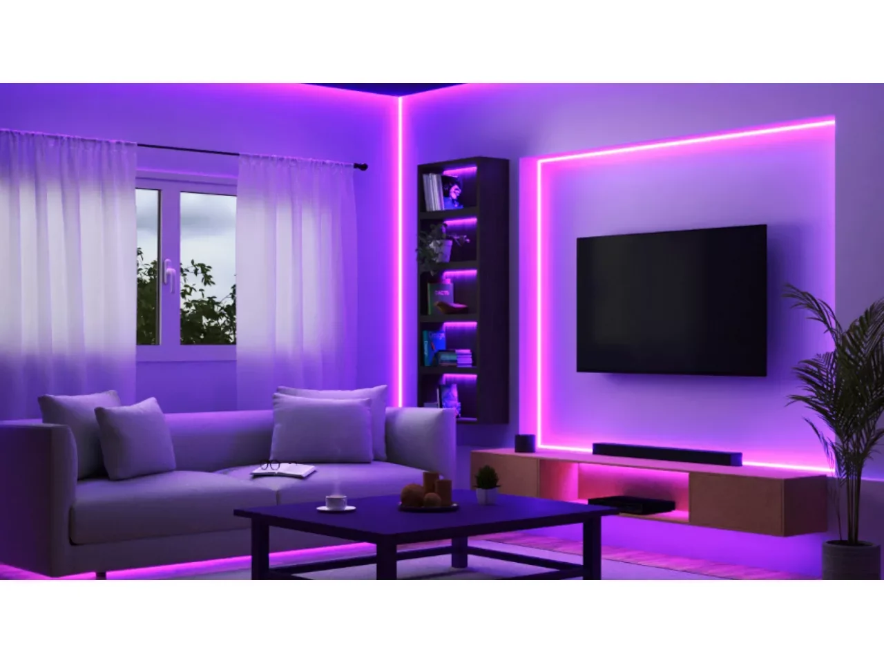 Fita LED WiZ RGB 10m com Conector Type-C e Iluminação Inteligente Signify - Imagem 5