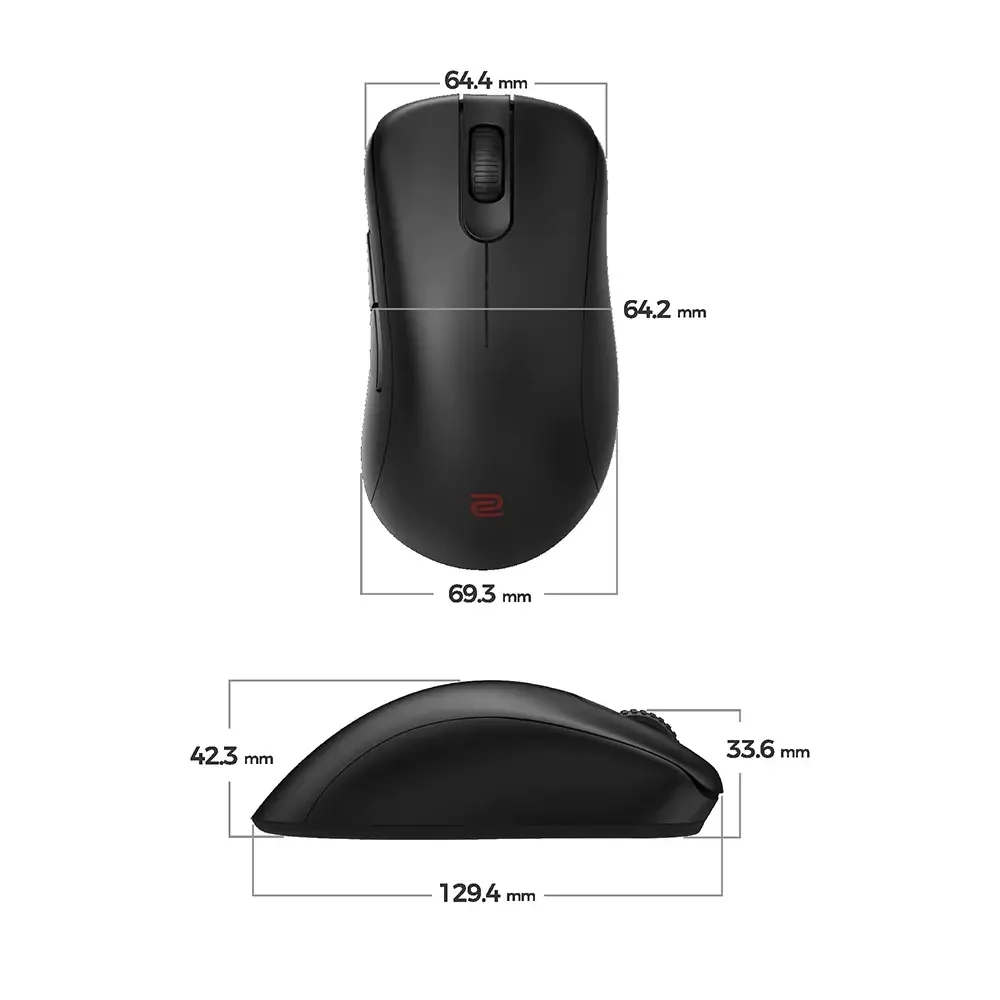 Rato gaming sem fios BenQ ZOWIE EC1-DW 3200 DPI ergonómico para esports - Imagem 7