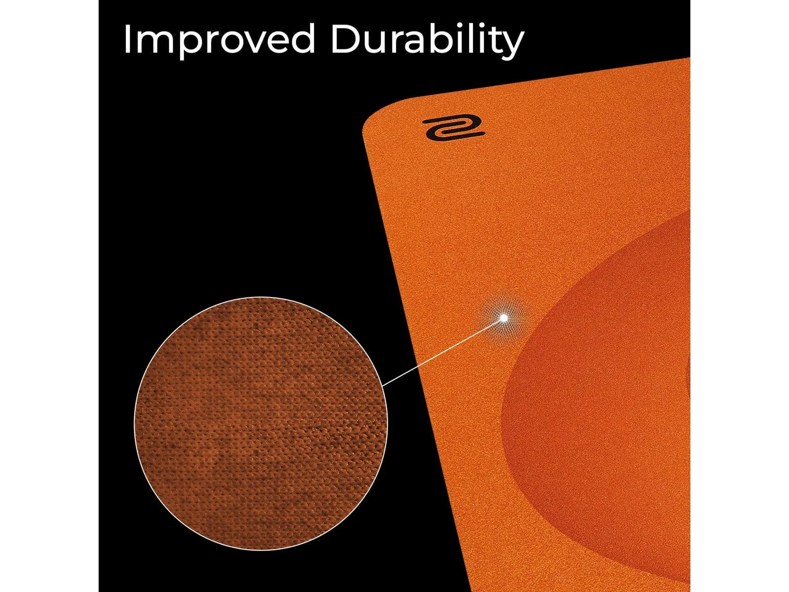Tapete de Rato BenQ Zowie G-SR-SE ZC08 Orange 470x390x3.5mm Base Antiderrapante - Imagem 3