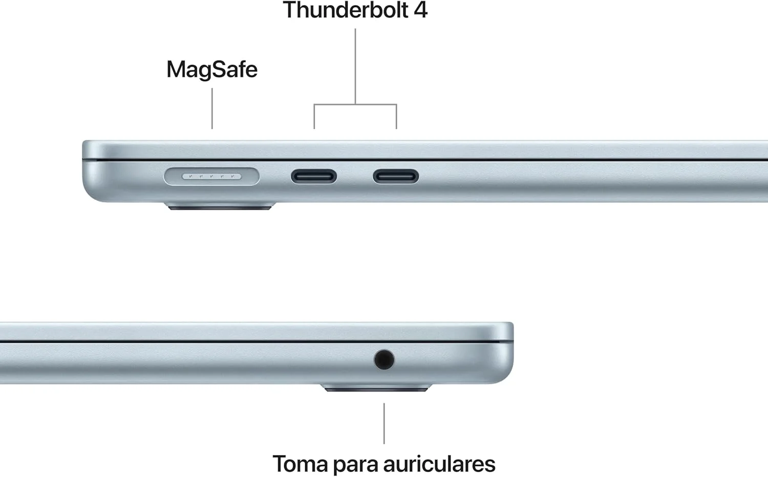 Apple Macbook Air 13,6"/ M5 10-Core CPU/ 16GB/ 512GB SSD/ 8-Core GPU/ Azul - Imagem 4
