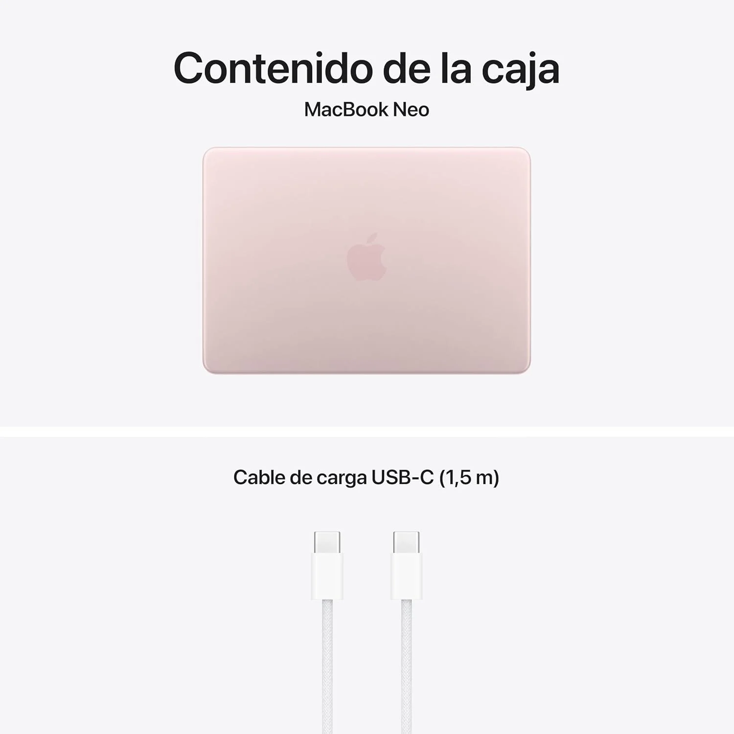 Apple Macbook Neo 13"/ A18 Pro 6-Core CPU/ 8GB/ 512GB SSD/ 5-Core GPU/ Touch-ID/ Rosa Nuvem - Imagem 6