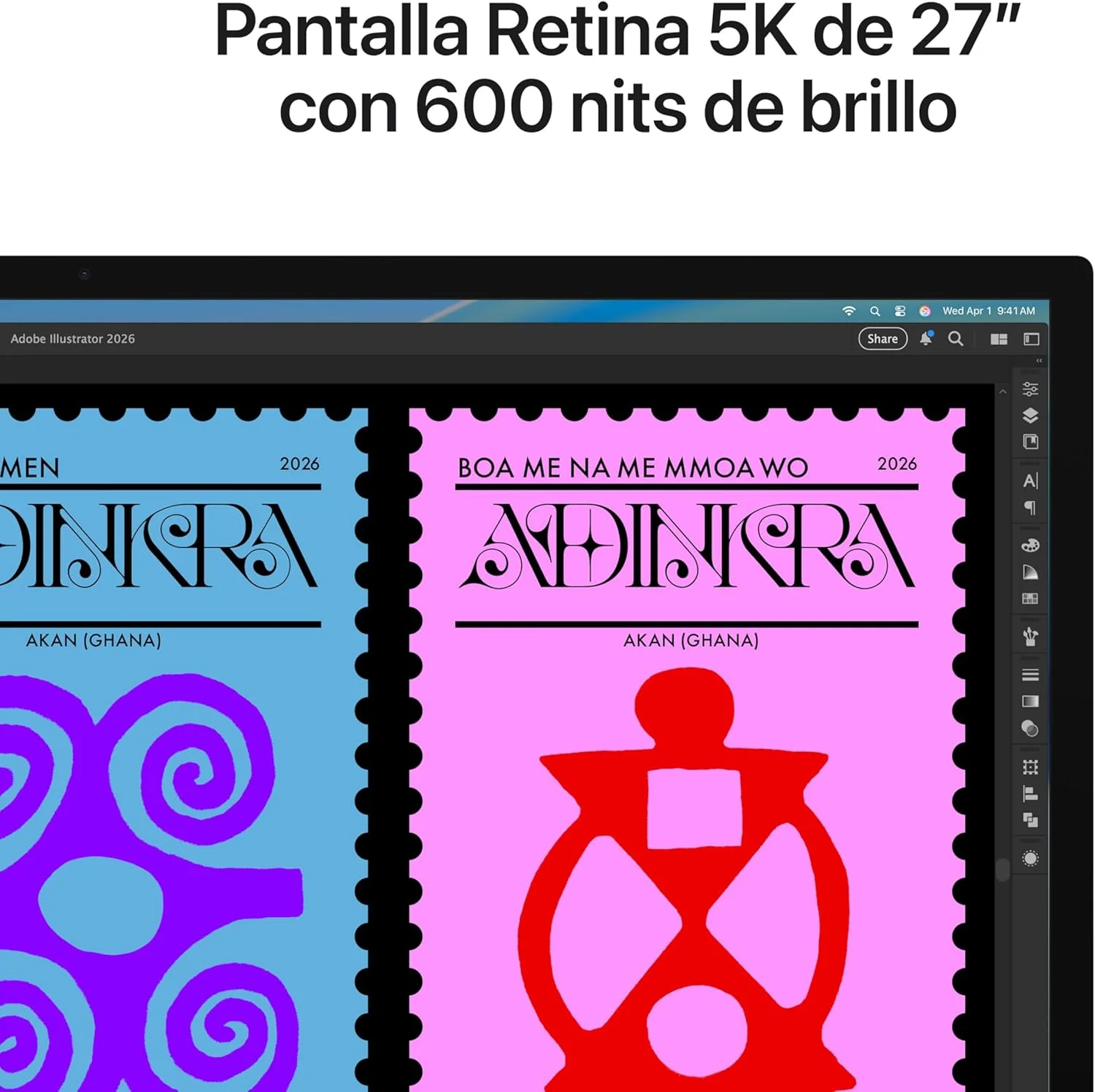 Apple Studio Display 27"/ Vidro de nanotextura/ Suporte com inclinação ajustável - Imagem 3