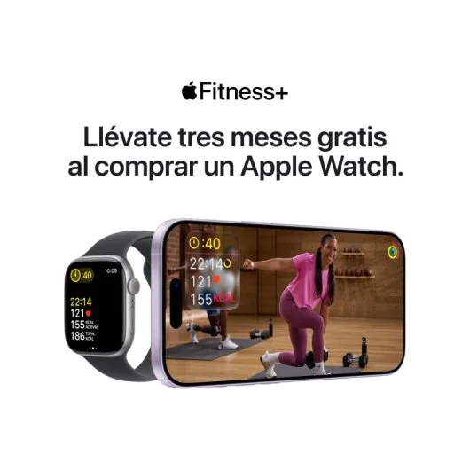 Smartwatch Apple Watch Series 11 46mm GPS + Cellular Titânio Natural Bracelete Milanese Natural S/M - Imagem 8