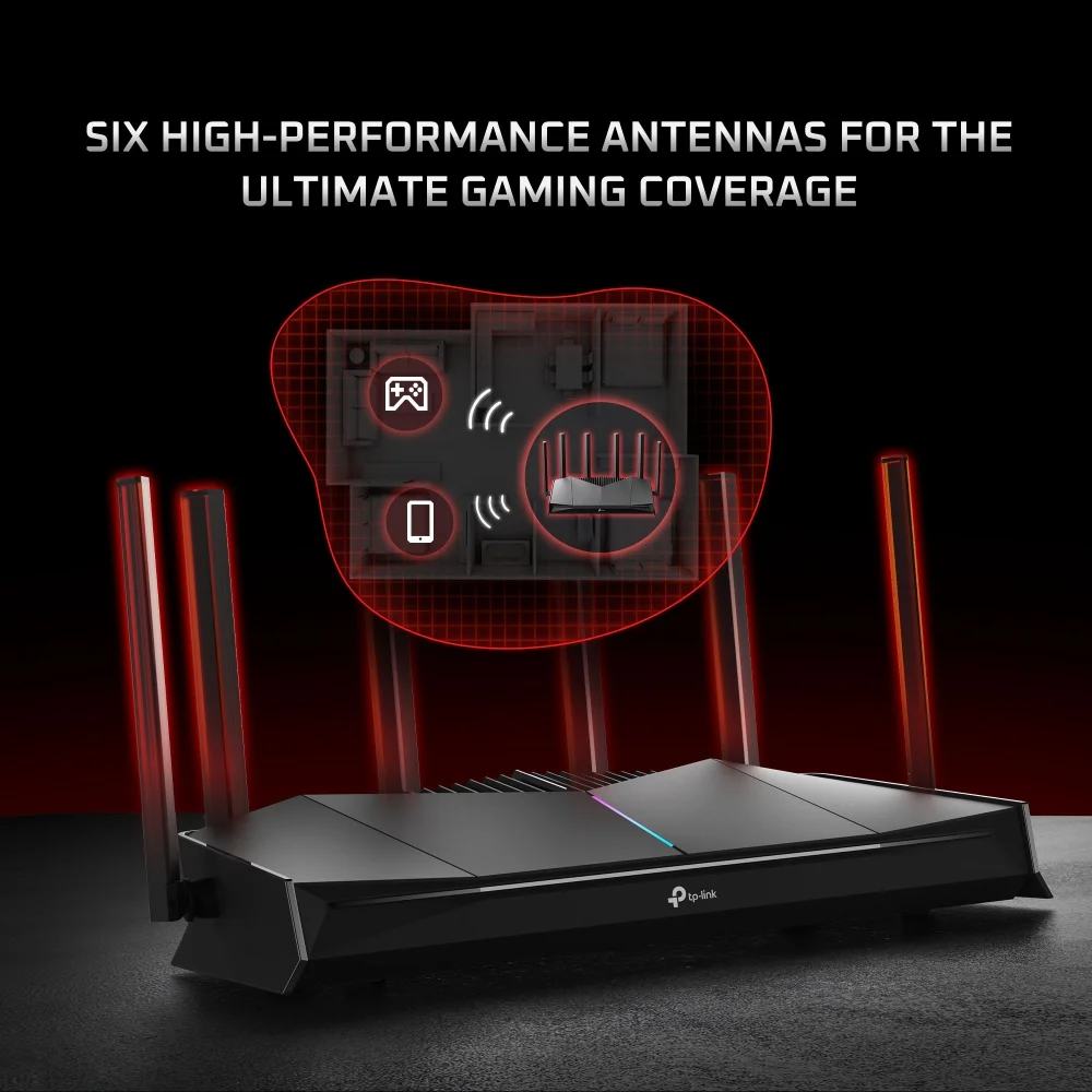 Router Wireless TP-Link BE6500 Dual-Band Wi-Fi 7 Gaming 5765 Mbps + 688 Mbps - Imagem 6