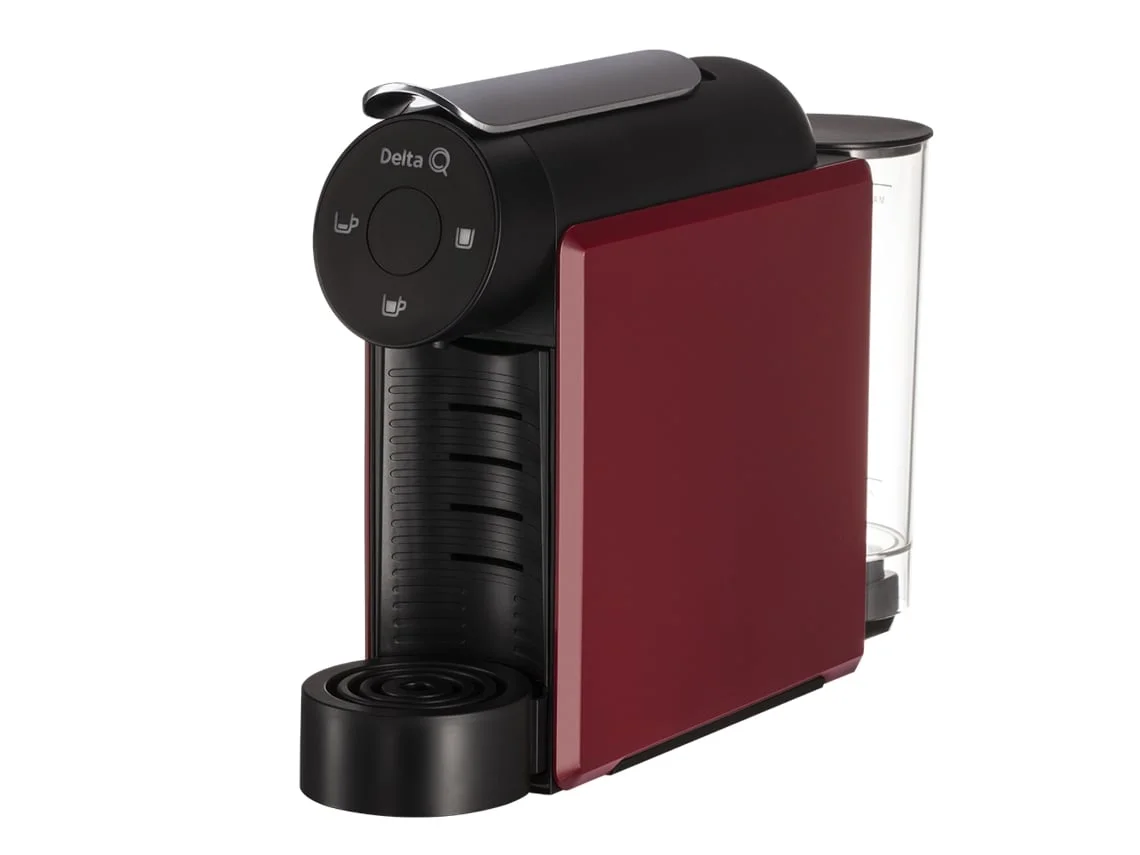Cafeteira de Cápsulas Delta Mini Qool/ Vermelha + 80 cápsulas QALIDUS - Imagem 1