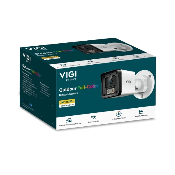 Camara IP Exterior TP-Link VIGI EasyCam C320 4mm 2MP Full-Color Bullet Rede - Imagem 4