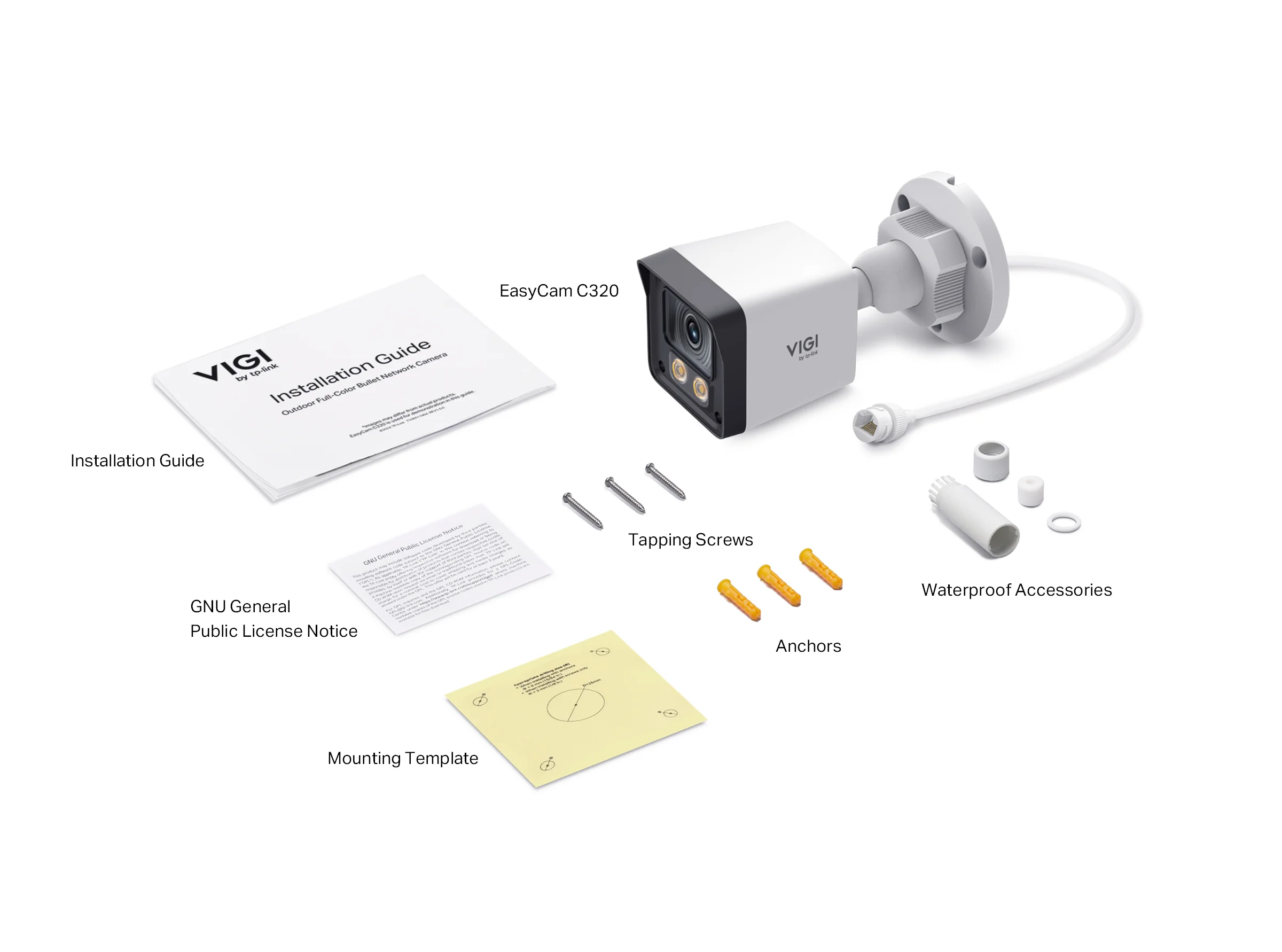 Camara IP Exterior TP-Link VIGI EasyCam C320 4mm 2MP Full-Color Bullet Rede - Imagem 5