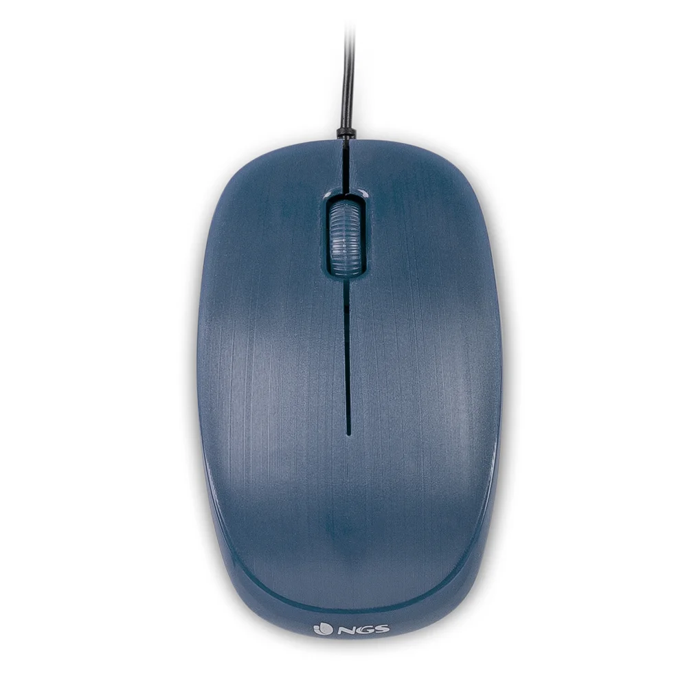 Rato com Fios NGS Flame USB Ótico 1000 DPI com Scroll - Azul - Imagem 3
