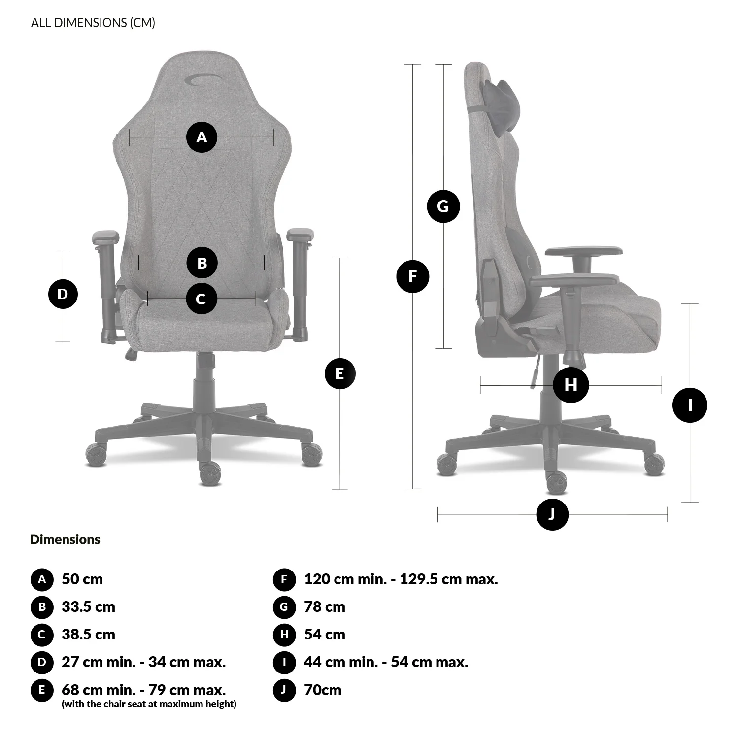 Cadeira Gaming Napofix Ash GC2200 Encosto Reclinável Apoio Lombar Design Racing para Sessões Longas - Imagem 14