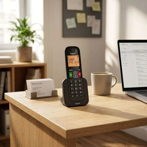 Telefone Sem Fios Gigaset Elemental 400 Preto - Imagem 2