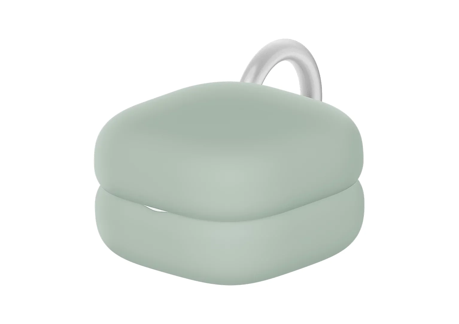 Capa de silicone verde para estojo de carregamento Sony LinkBuds Open - Imagem 1