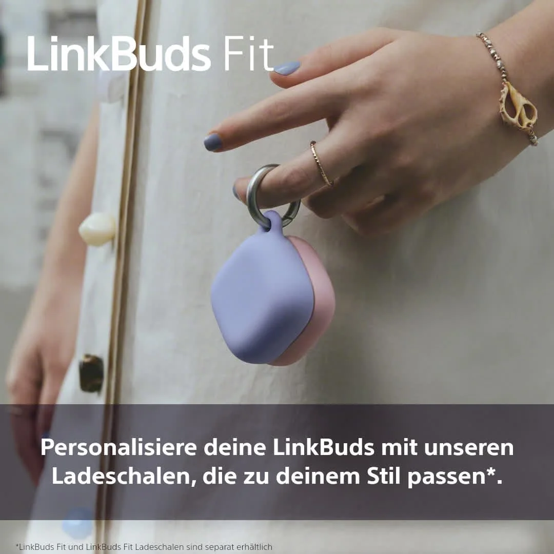 Capa de proteção Sony para estojo LinkBuds FIT Violeta - Imagem 2