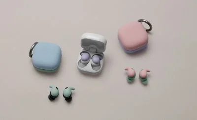 Almofadas de Silicone para Auriculares Sony LinkBuds FIT Rosa HAC-LS910NSP - Imagem 3