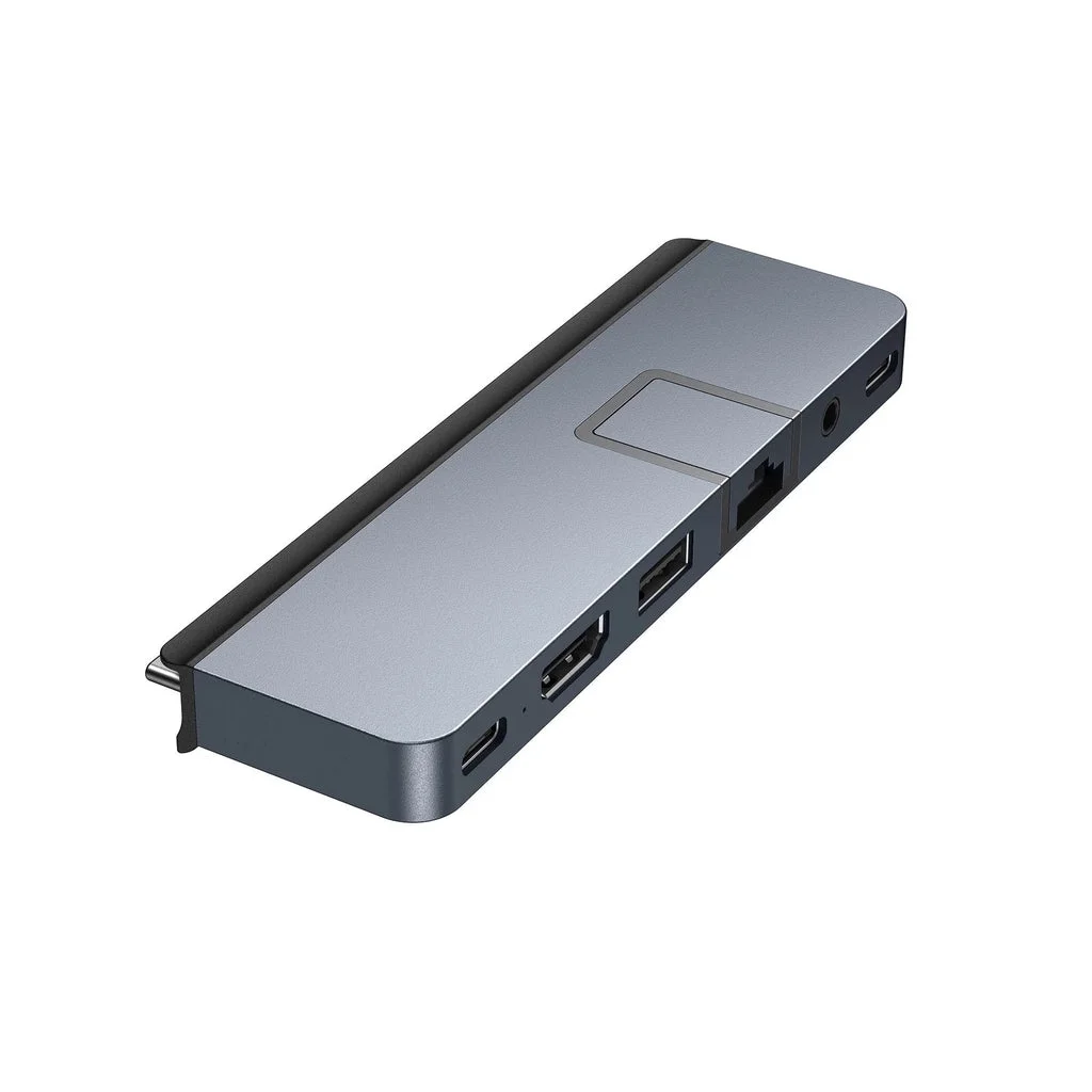 Hub USB-C Targus HyperDrive 7-em-2 Dual USB-C Thunderbolt compatível para MacBook cinzento - Imagem 9