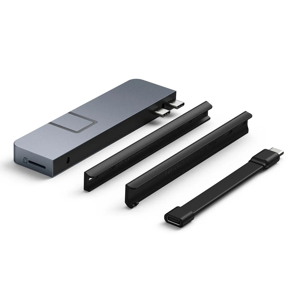 Hub USB-C Targus HyperDrive 7-em-2 Dual USB-C Thunderbolt compatível para MacBook cinzento - Imagem 7