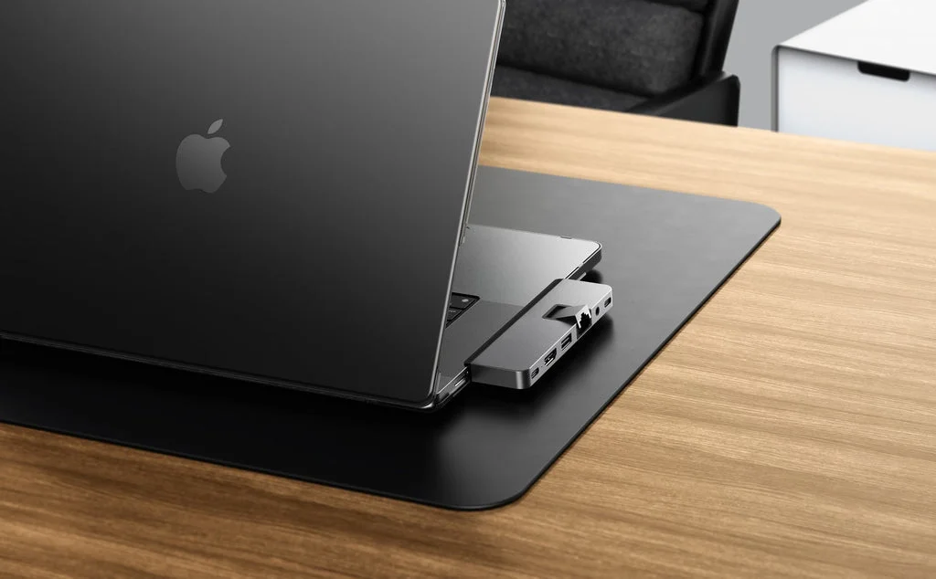 Hub USB-C Targus HyperDrive 7-em-2 Dual USB-C Thunderbolt compatível para MacBook cinzento - Imagem 4