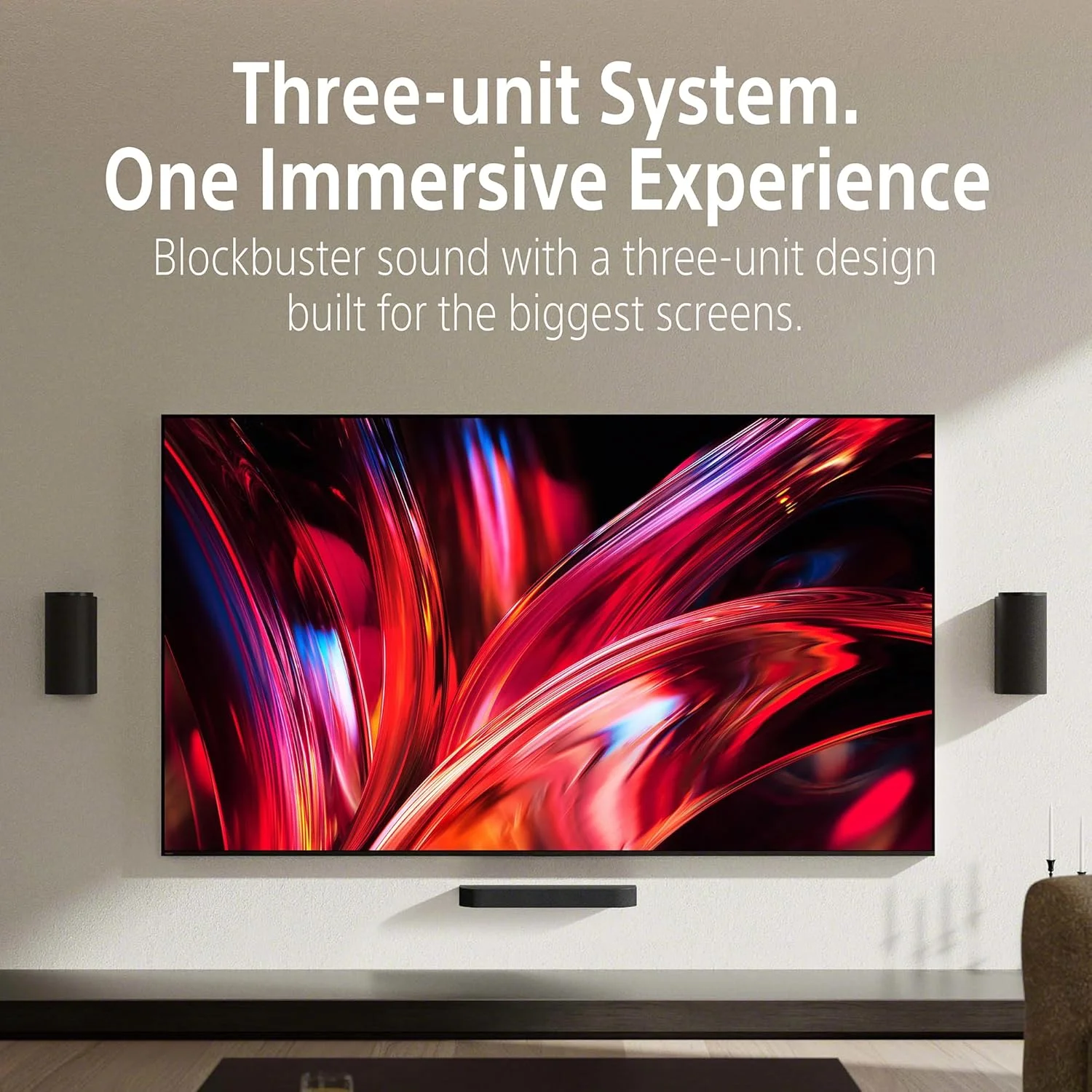 Sistema Home Cinema Sony BRAVIA Theatre Trio HT-A8 360 Spatial Sound Mapping Surround para TV Grande - Imagem 2