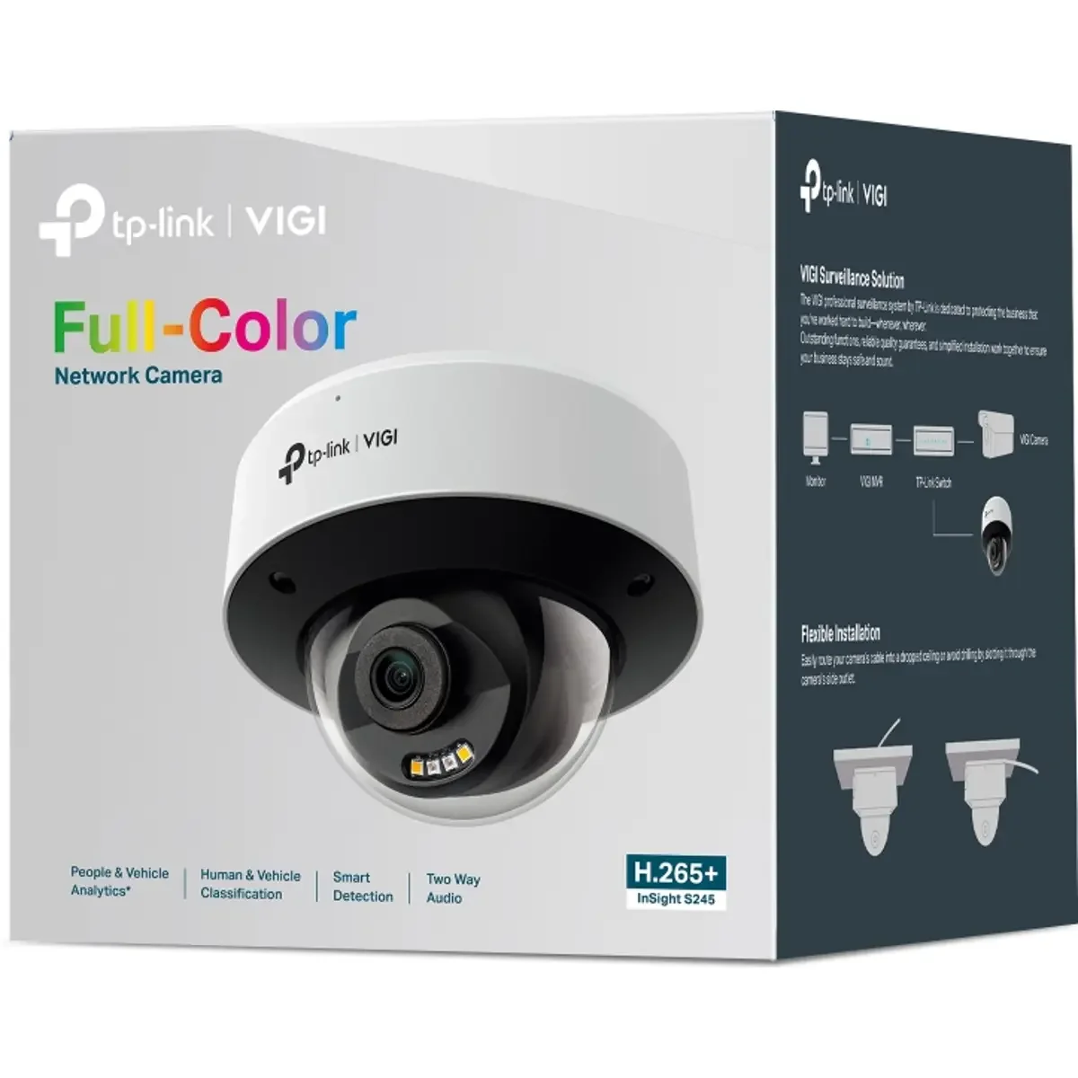 Câmara IP TP-Link VIGI InSight S425 2MP Full-Color Turret Lente 4mm Branco - Imagem 4