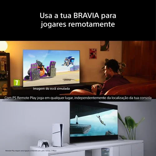 TV Sony BRAVIA 3 II Direct LED 55" K-55XR35M2 4K HDR Google TV Smart TV Processador XR - Imagem 3