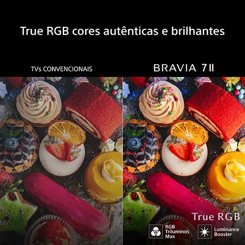Televisor Sony BRAVIA 7 K-85XR75M2 85" 4K Ultra HD Processador XR com IA HDR Smart TV Google TV - Imagem 3