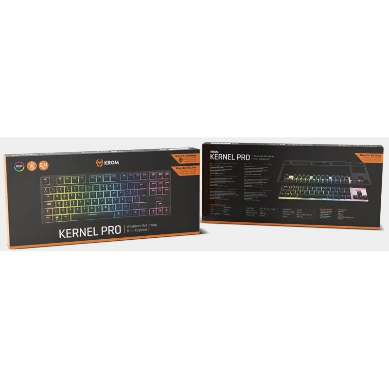 Teclado Gaming Krom Kernel Pro Wireless Hot-Swap RGB Layout PT - Imagem 10