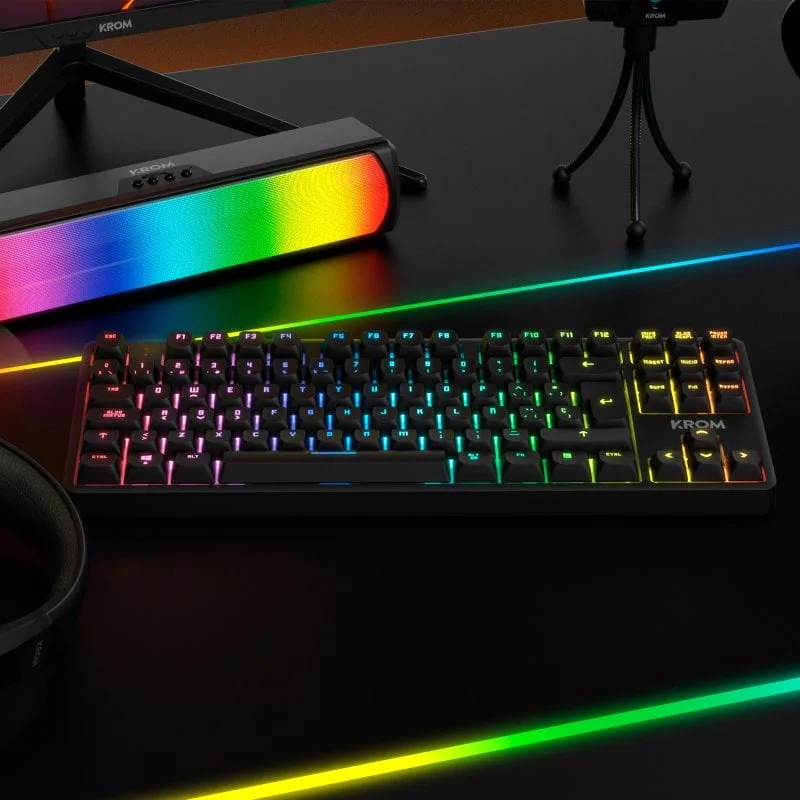Teclado Gaming Krom Kernel Pro Wireless Hot-Swap RGB Layout PT - Imagem 9