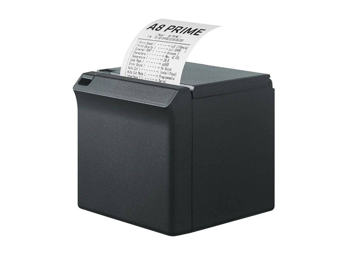 Impressora de Recibos Posbank A8 Térmica 250 mm/s USB RS232 Ethernet com Leitor QR Code - Imagem 1