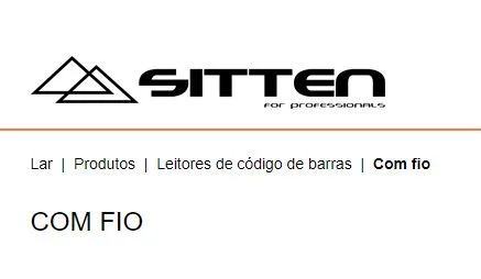 Leitor de Código de Barras 2D Sitten LS-625ST USB com Suporte 300 scans/seg