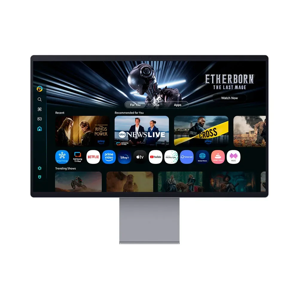 Smart Monitor Gaming Samsung M9 M90SF S32FM900SU 32"/ 4K/ 0.03ms/ 165Hz/ QD-OLED/ Multimédia/ Ajustável em altura/ Smart TV/ Prateado - Imagem 5