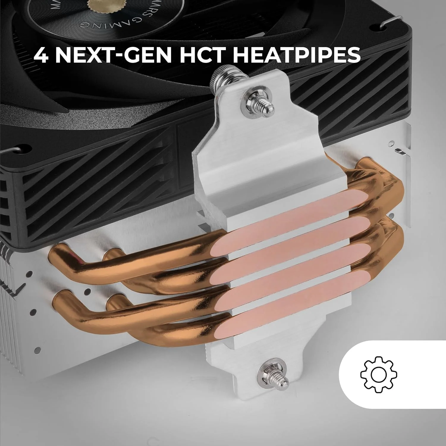 Ventilador com Dissipador Mars Gaming MCPU-X4/ 12cm - Imagem 3