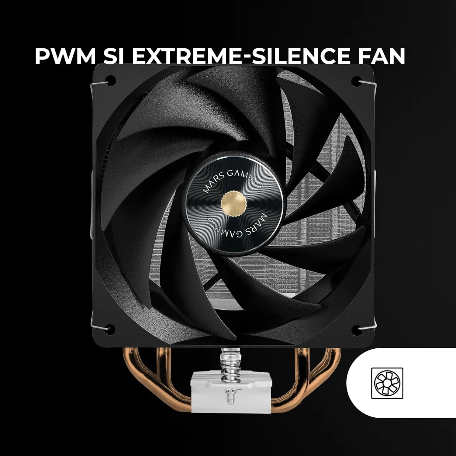 Ventilador com Dissipador Mars Gaming MCPU-X4/ 12cm - Imagem 4