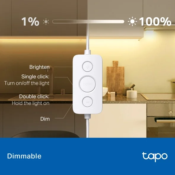 Fita LED inteligente TP-Link Tapo L901-6 Wi-Fi para iluminação ambiente - Imagem 7