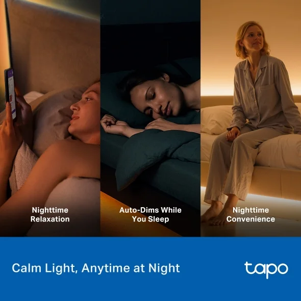 Fita LED inteligente TP-Link Tapo L901-6 Wi-Fi para iluminação ambiente - Imagem 5