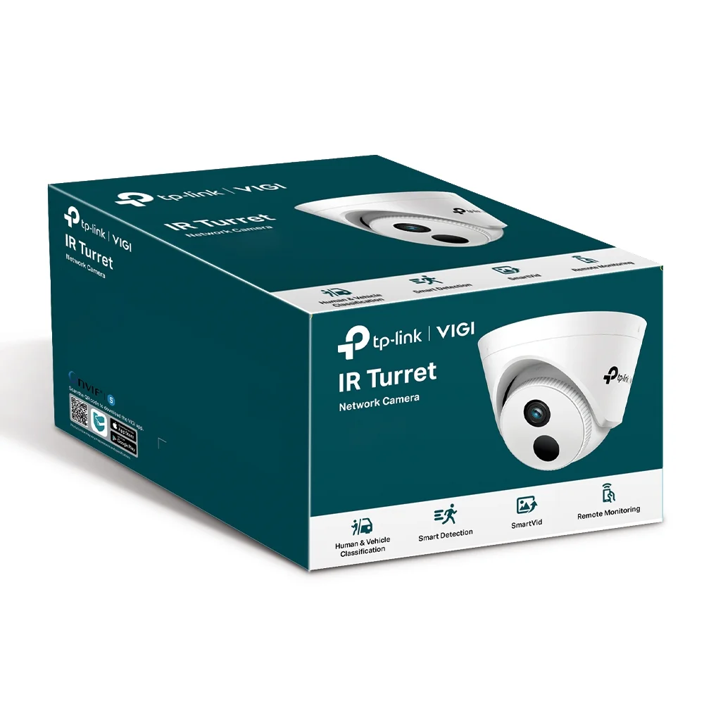 Câmara IP Turret TP-Link VIGI C420I 2MP Lente 2.8mm Visão Noturna IR - Imagem 3
